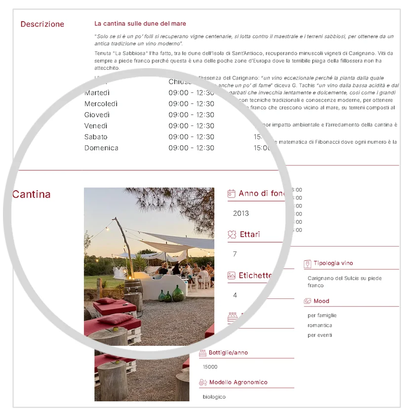 Presenta la tua cantina vini - Discover Wineries